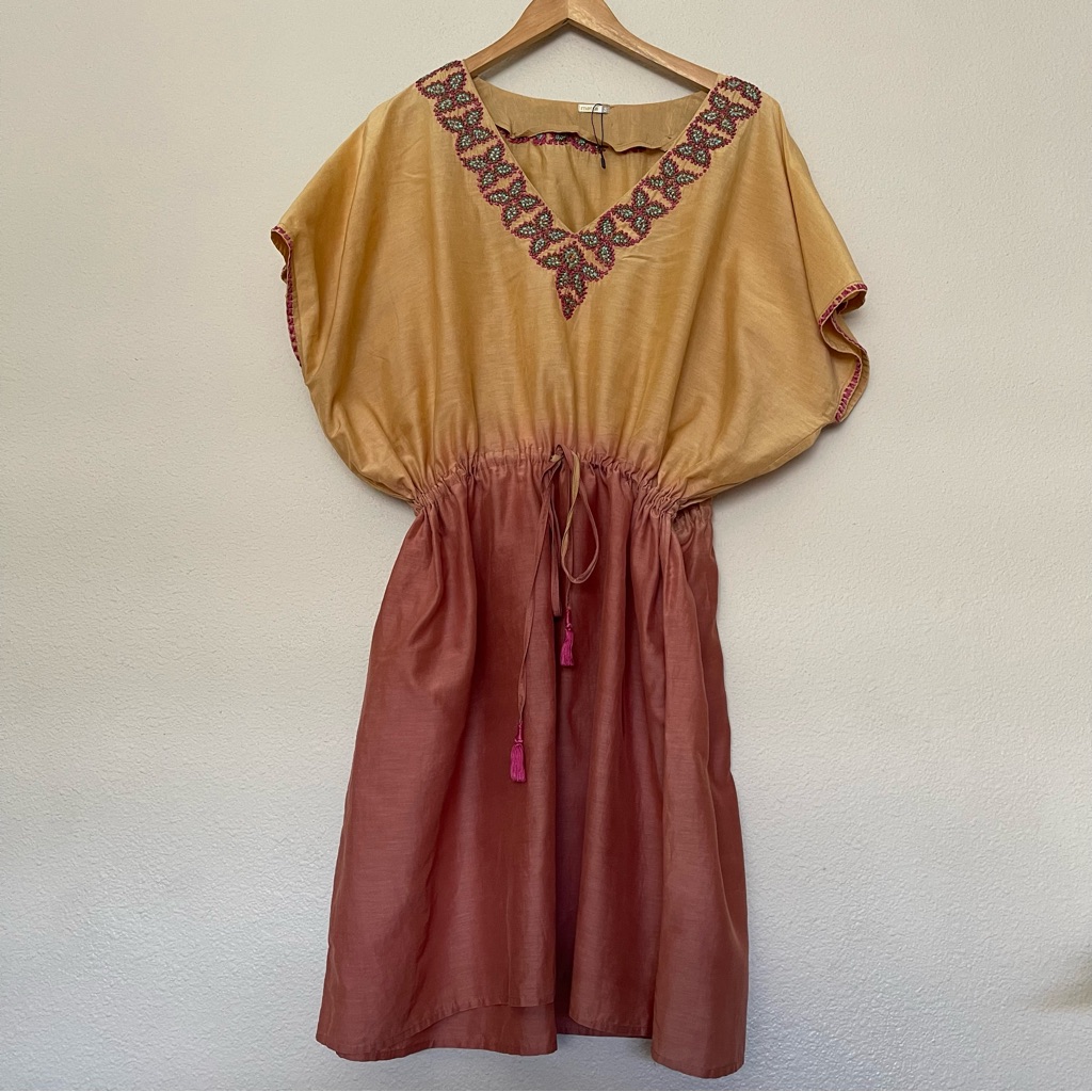 Matta V-Neck Embroidery Mini Bohemia Festival Dress — image 2 of 8